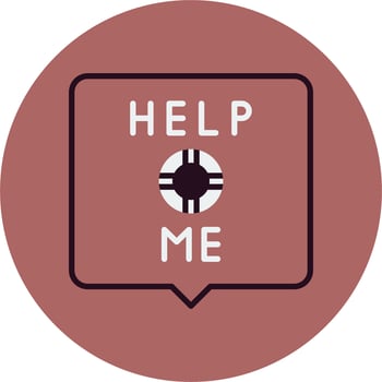 Help Me Vector Icon