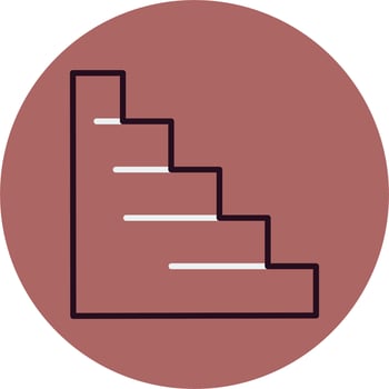 Stairs Vector Icon