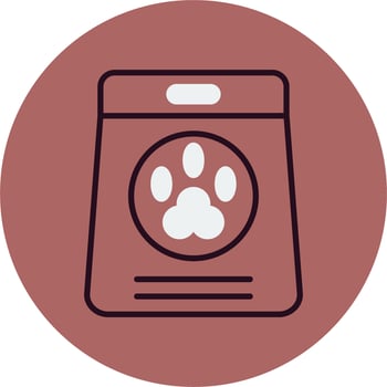Pets Food Vector Icon