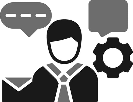 Client Support Vector Icon
