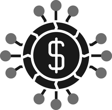Digital Money Vector Icon