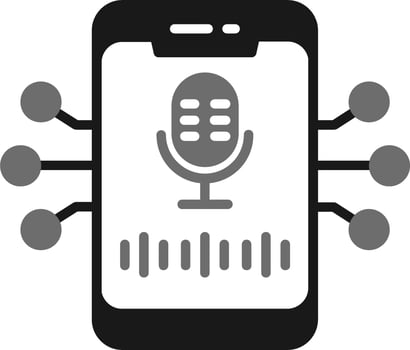 Voice Assistant Vector Icon
