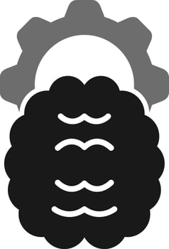 Machine Learning Vector Icon