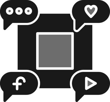 Social Media Vector Icon