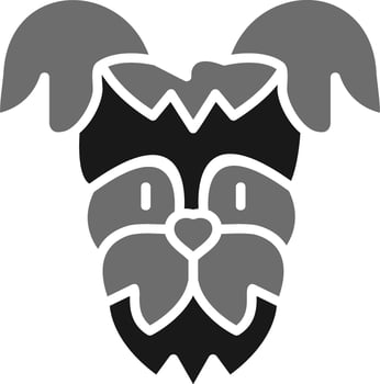 Yorkshire Terrier Vector Icon
