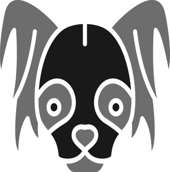 Chinese Crested Vector Icon