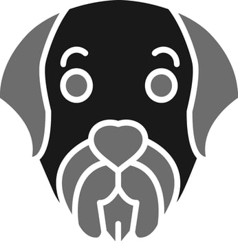 Pudelpointer Vector Icon