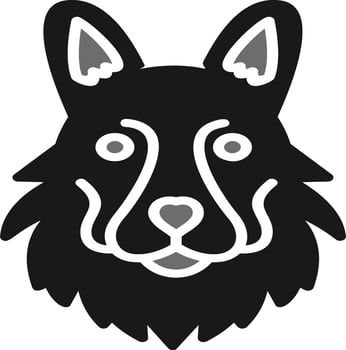 German Shepherd Vector Icon