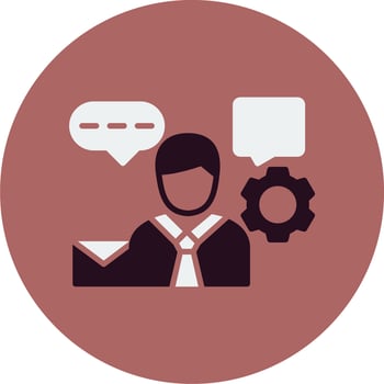 Client Support Vector Icon