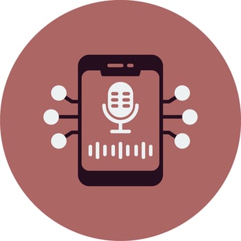 Voice Assistant Vector Icon