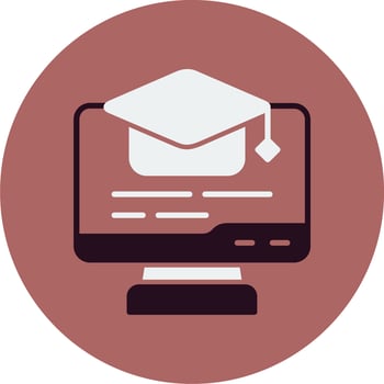 Elearning Vector Icon