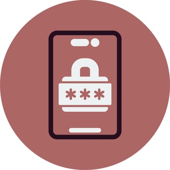 Pin Number Vector Icon