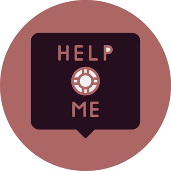 Help Me Vector Icon