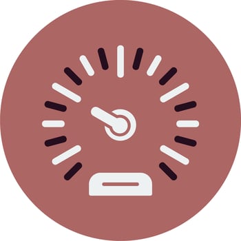 Speedometer Vector Icon