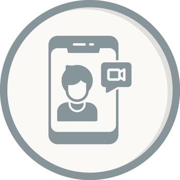 Video Call Vector Icon
