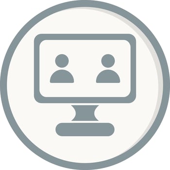 Video Conference Vector Icon