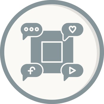 Social Media Vector Icon