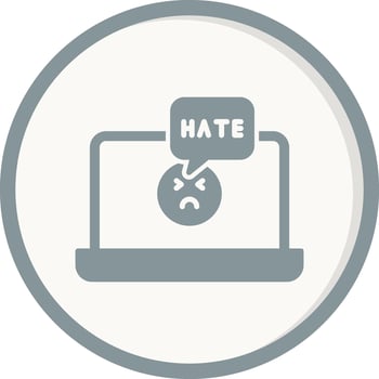 Hate Vector Icon