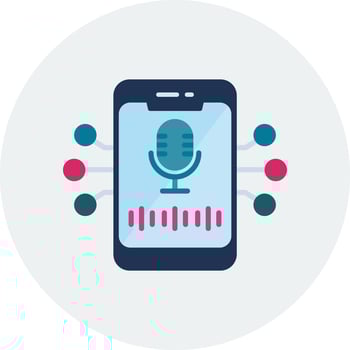 Voice Assistant Vector Icon