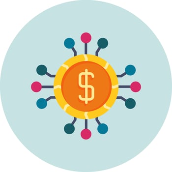Digital Money Vector Icon