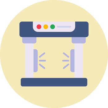 Metal Detector Vector Icon