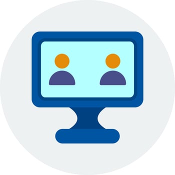 Video Conference Vector Icon