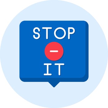 Stop It Vector Icon