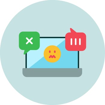 Cyberbullying Vector Icon