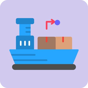 Distribution Vector Icon
