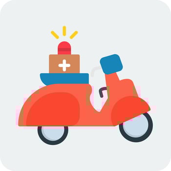 Motorbike Vector Icon