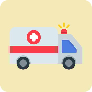 Ambulance Vector Icon