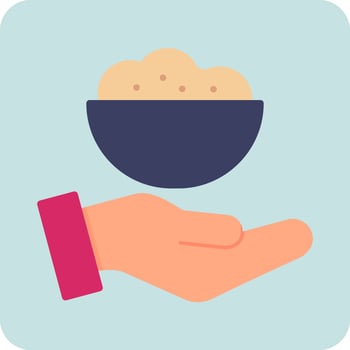 Food Donation Vector Icon