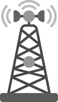 Cell Tower Vector Icon
