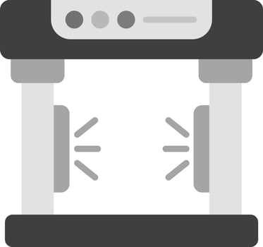 Metal Detector Vector Icon