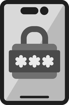Pin Number Vector Icon