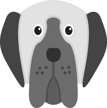 Mastiff Vector Icon