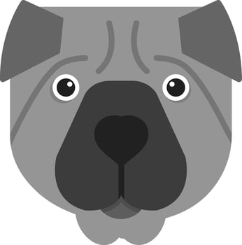 Shar Pei Vector Icon