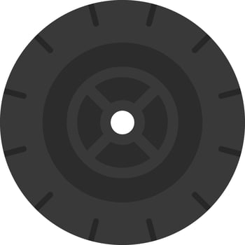 Wheel Vector Icon