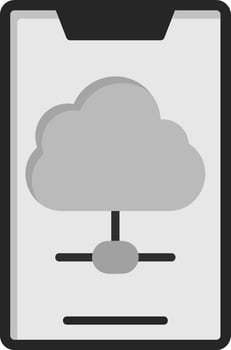 Cloud Data Vector Icon