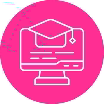 Elearning Vector Icon