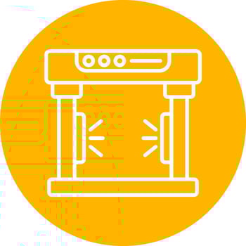 Metal Detector Vector Icon
