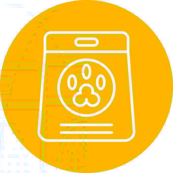 Pets Food Vector Icon