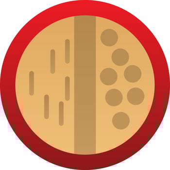 Setting Powder Vector Icon Design
