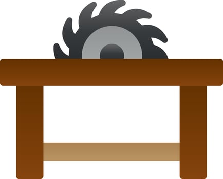 Sawmill Vector Icon Design