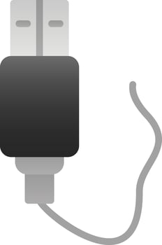 Usb charger Vector Icon Design
