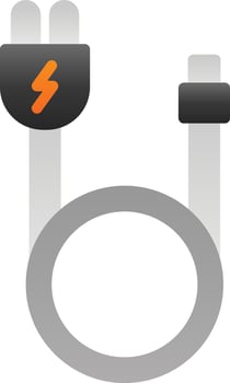 Power cable Vector Icon Design