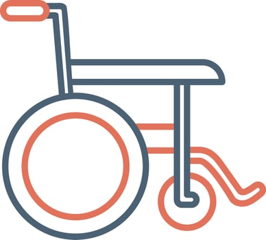 Wheel Chair Vector Icon