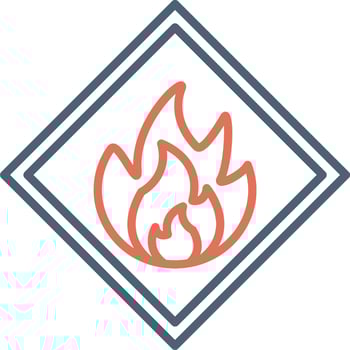 Flammable Vector Icon