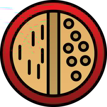 Setting Powder Vector Icon Design