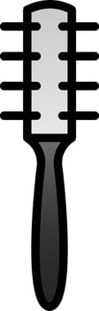 Dry Brush Vector Icon Design